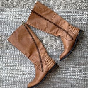 Steve Madden Cognac Leather Boots